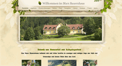 Desktop Screenshot of marxbauernhaus.com
